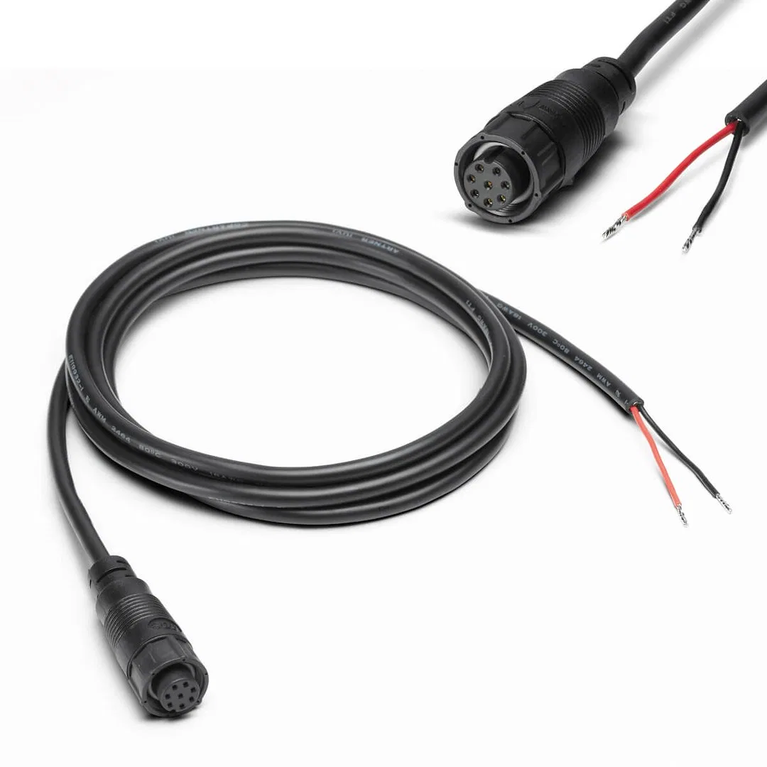720085-1 – HUMMINBIRD Fish Finder Power Cable, For Use With SOLIX And ONIX Series 6 Foot Length Black